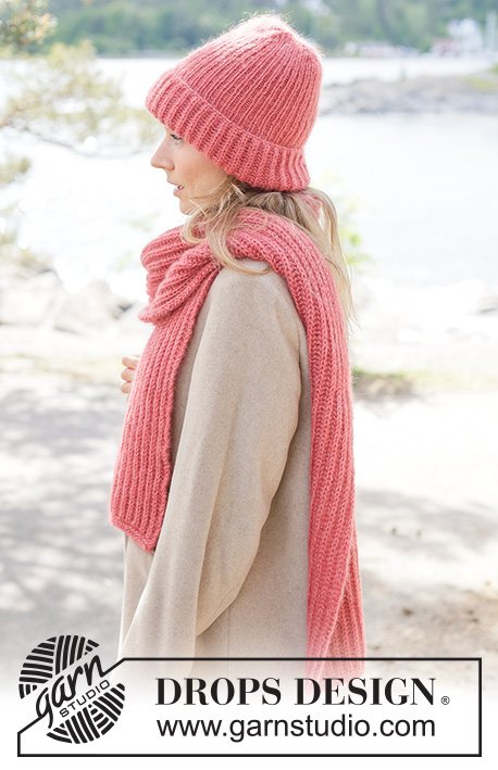 Zestaw na wzór Drops Cherry Fluff Set 2