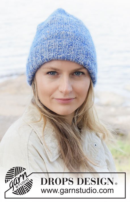 Zestaw na wzór Drops Sand and Sea Hat 2