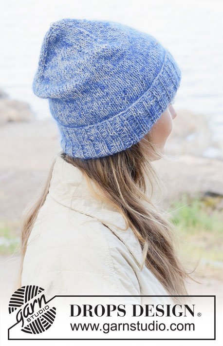 Zestaw na wzór Drops Sand and Sea Hat 3