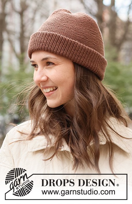 Zestaw na wzór Drops Roasted Chestnut Hat 2