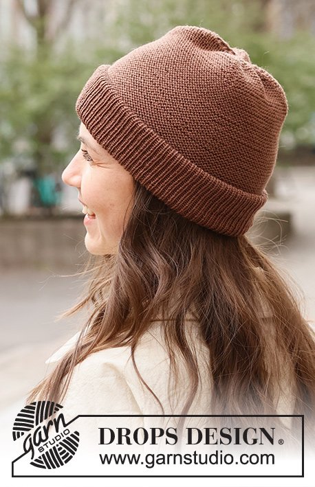 Zestaw na wzór Drops Roasted Chestnut Hat 3