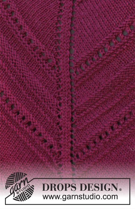 Zestaw na wzór Drops Aubergine 3