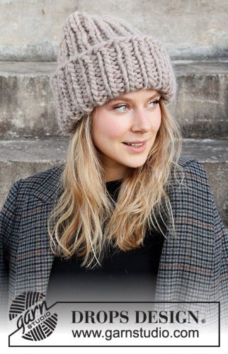 Zestaw na wzór Drops Hush of Winter Hat 1