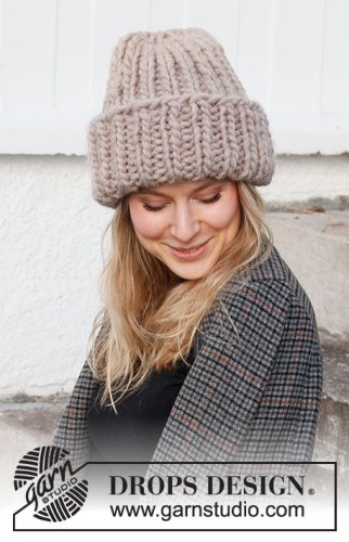 Zestaw na wzór Drops Hush of Winter Hat 2