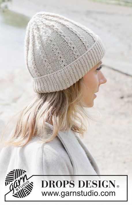 Zestaw na wzór Drops Rising Tide Hat 1