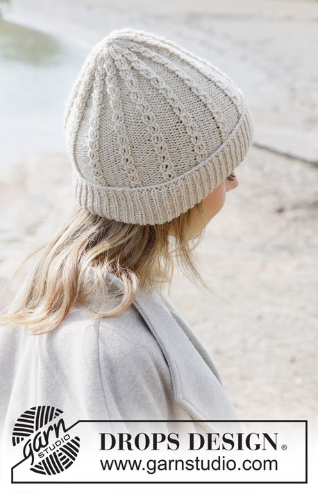 Zestaw na wzór Drops Rising Tide Hat 2