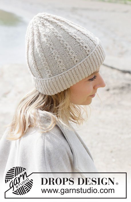 Zestaw na wzór Drops Rising Tide Hat 3