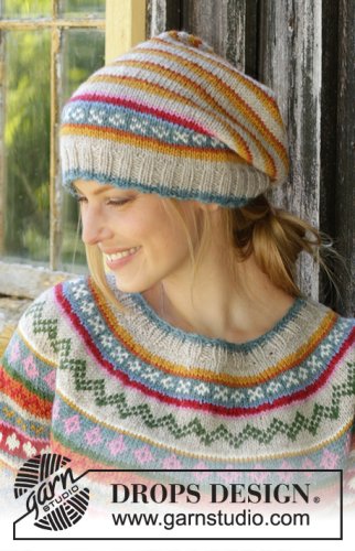 Zestaw na wzór Drops Winter Carnival Hat 1