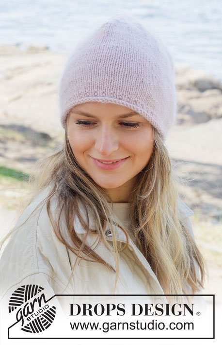 Zestaw na wzór Drops Blushing Horizon Hat 1