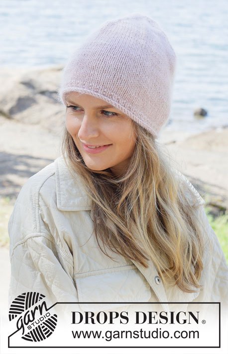 Zestaw na wzór Drops Blushing Horizon Hat 3