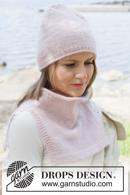 Zestaw na wzór Drops Blushing Horizon Hat 5