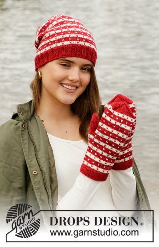 Zestaw na wzór Drops Candy Cane Lane Set 1