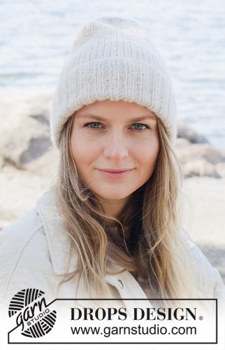 Zestaw na wzór Drops Winter Lily Hat 1