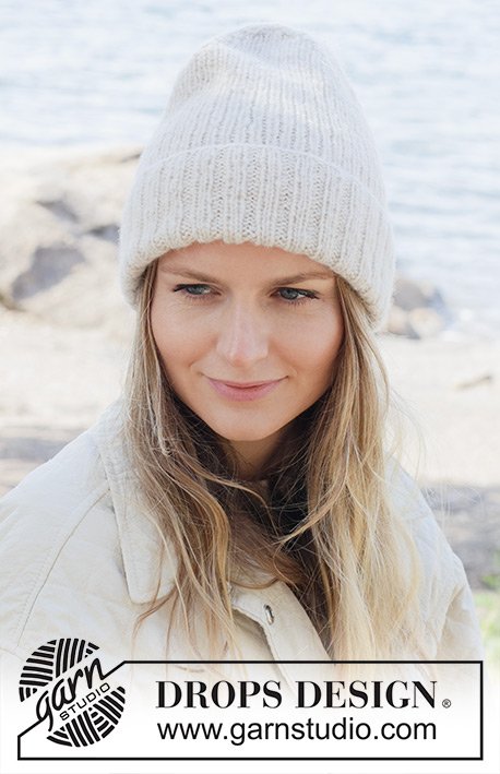 Zestaw na wzór Drops Winter Lily Hat 3
