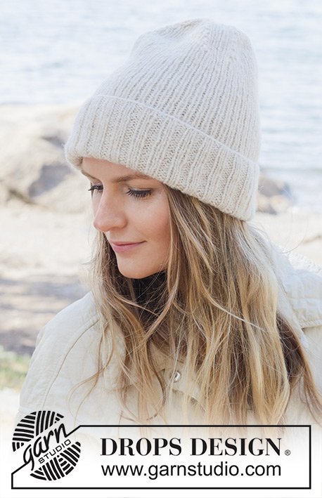 Zestaw na wzór Drops Winter Lily Hat 4