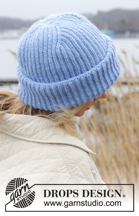 Zestaw na wzór Drops Blue Jay Hat 2