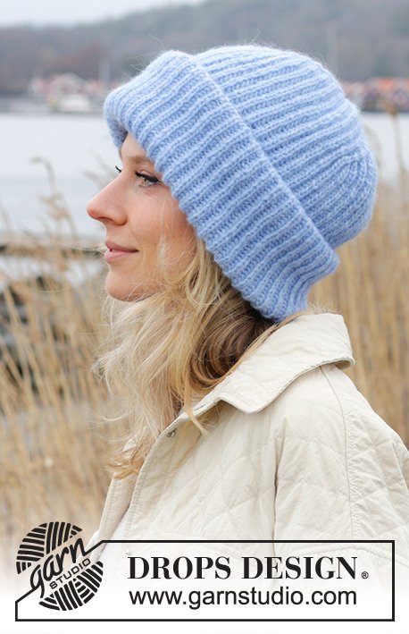 Zestaw na wzór Drops Blue Jay Hat 5