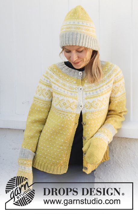 Zestaw na wzór Drops Lemon Pie Set 2