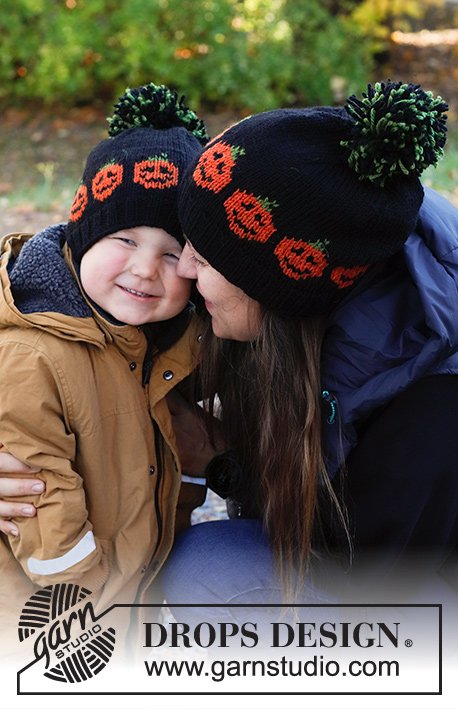 Zestaw na wzór Drops Pumpkin Bits Hat 2