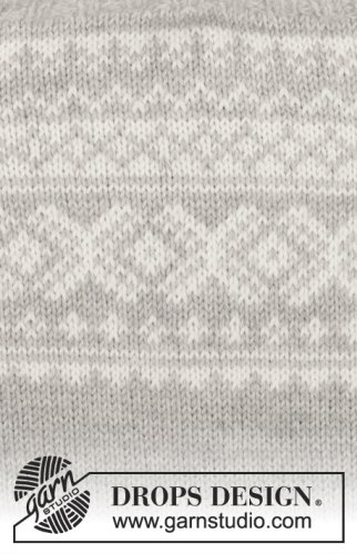 Zestaw na wzór Drops Silver Dream Cardigan 2