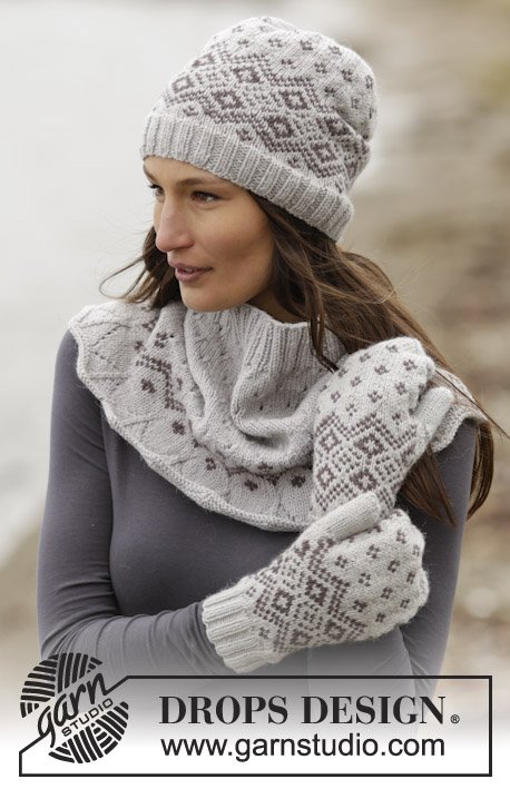 Zestaw na wzór Drops Winter Melody Set 1