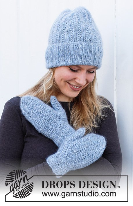 Zestaw na wzór Drops Winter Powder Set 3