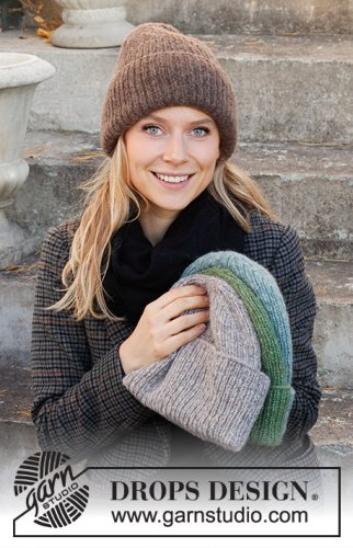 Zestaw na wzór Drops Winter Smiles Hat 1