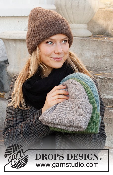 Zestaw na wzór Drops Winter Smiles Hat 2
