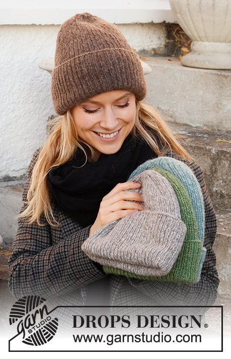 Zestaw na wzór Drops Winter Smiles Hat 3