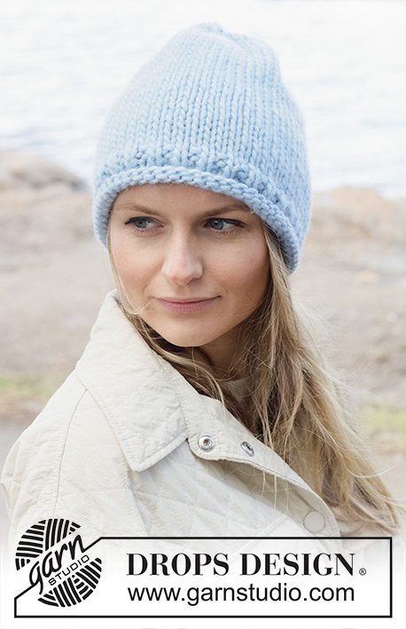Zestaw na wzór Drops Arctic Sky Hat 2