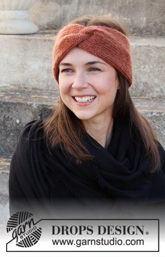 Zestaw na wzór Drops Winter Smiles Headband 2