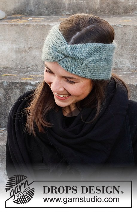 Zestaw na wzór Drops Winter Smiles Headband 3
