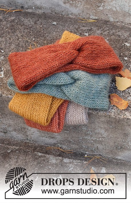 Zestaw na wzór Drops Winter Smiles Headband 5
