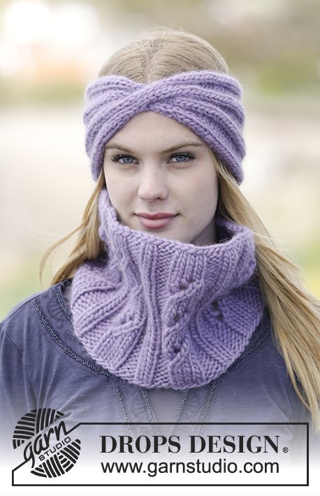 Zestaw na wzór Drops Warm Lavender 1