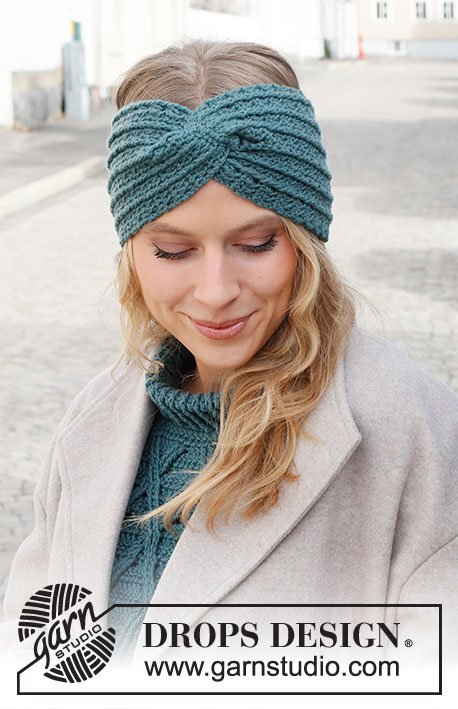 Zestaw na wzór Drops Twist of Teal 3