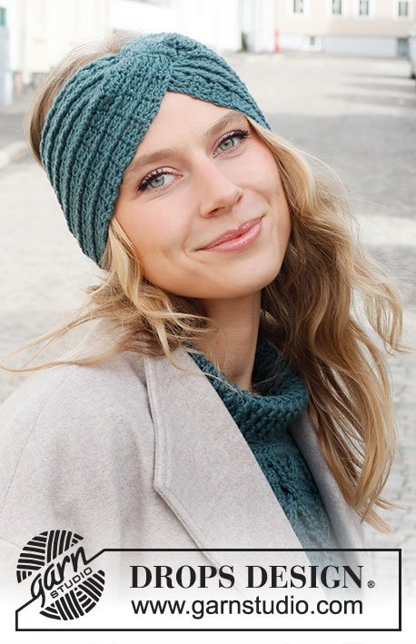 Zestaw na wzór Drops Twist of Teal 4