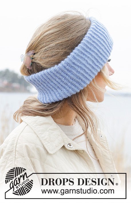 Zestaw na wzór Drops Blushing Ivy Headband 4