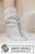 Zestaw na wzór Drops Snow White Socks 3