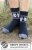 Zestaw na wzór Drops Skeleton Steps Socks 4