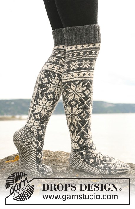 Zestaw na wzór Drops Northern Stars Socks 1