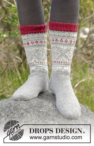 Zestaw na wzór Drops Narvik Socks 1