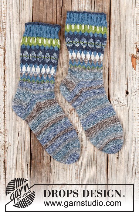 Zestaw na wzór Drops Faraway Fair Isle 2