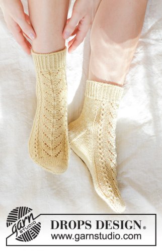 Zestaw na wzór Drops Bright Morning Socks 1