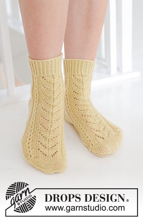 Zestaw na wzór Drops Bright Morning Socks 4