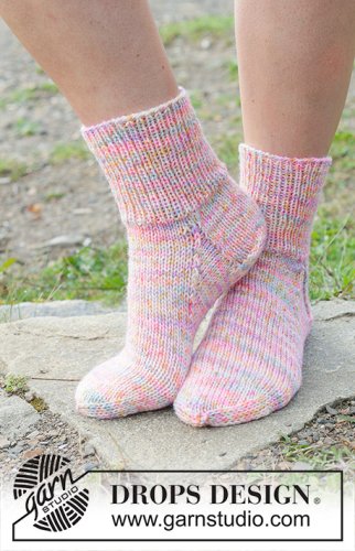 Zestaw na wzór Drops Rainbow Runner Socks 1