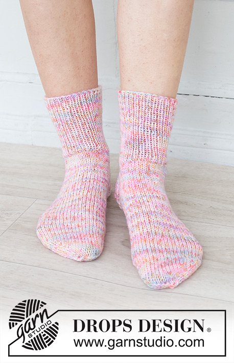 Zestaw na wzór Drops Rainbow Runner Socks 5