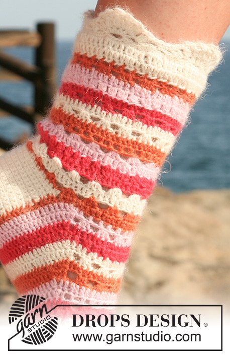Zestaw na wzór Drops Summer Sorbet Socks 3