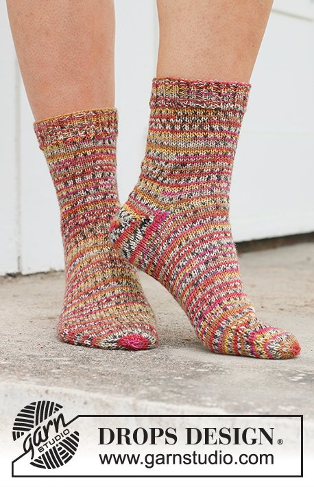 Zestaw na wzór Drops Dragon Fruit Socks 1