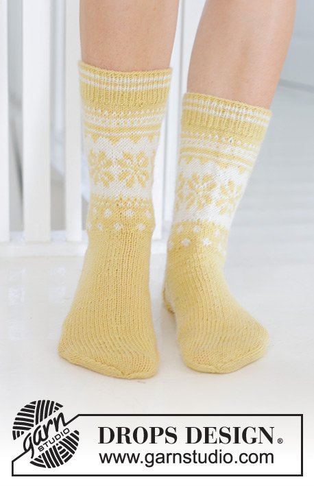 Zestaw na wzór Drops Easter Promenade Socks 2