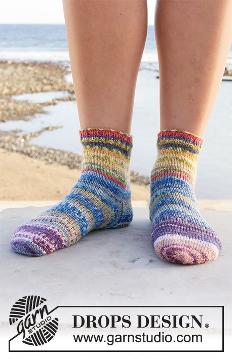 Zestaw na wzór Drops Festival Socks 3